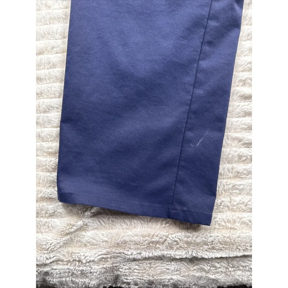 Peter Millar EB66 Mens Size 40x32 Golf Pants‎ Crown Sport Navy Blue EUC Comfy